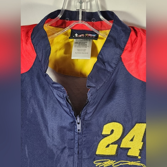 Chase Authentics Jeff Gordon Hendrick Motorsports Women's Jacket XL Blue Red - Picture 5 of 14